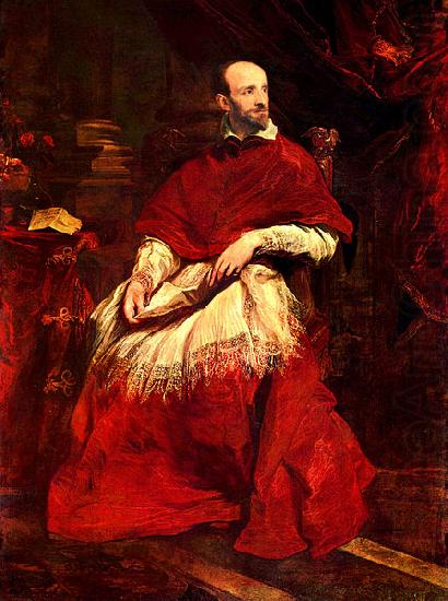 Portrait of Cardinal Guido Bentivoglio, Anthony Van Dyck